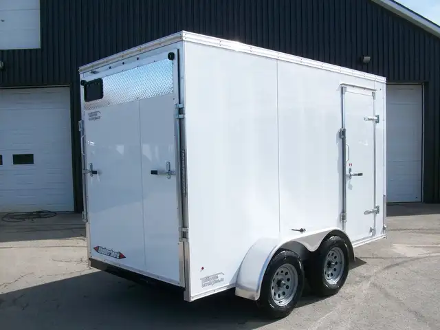 2025 Weberlane CARGO 6' X 12' V-NOSE 2 ESSIEUX RAMPE VTT MOTO TR in Cargo & Utility Trailers in Laval / North Shore - Image 5