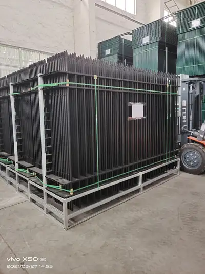 NEW 240 FT RAIL WROUGHT IRON FENCE PANEL KIT 219646, View more