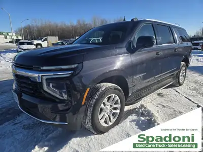Spadoni Sales and Leasing at the Thunder Bay Airport is now selling this 2025 Chevy Suburban .For al...