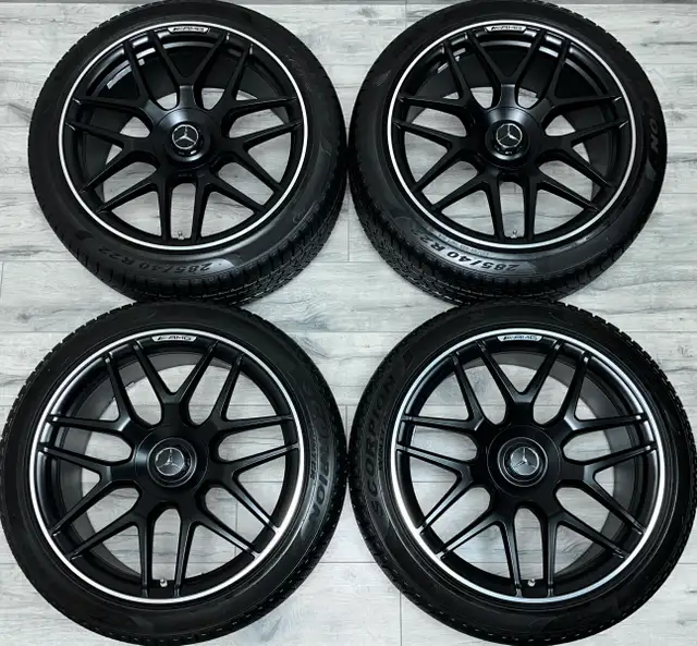 2023 MB G-Class G63 AMG OEM 22" Rims, TPMS, Winters *NEW* in Tires & Rims in Markham / York Region - Image 2