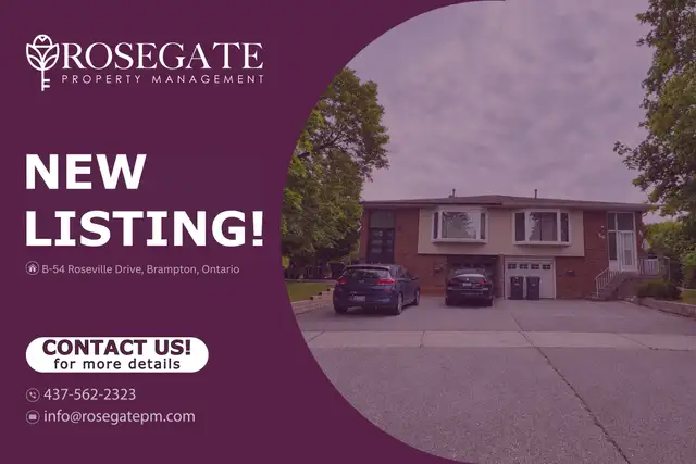 Cozy 1-Bedroom Apartment with Parking – Brampton in Long Term Rentals in Mississauga / Peel Region - Image 2