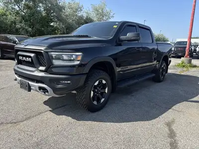 Ram 1500 Rebel--4X4--Crew Cab--1 Owner trade--Clean Carfax--Heated Seats--Heated Steering Wheel--12...