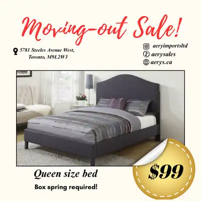We’re moving out and it’s time to clear some space Select pieces are available now, and they won’t l...