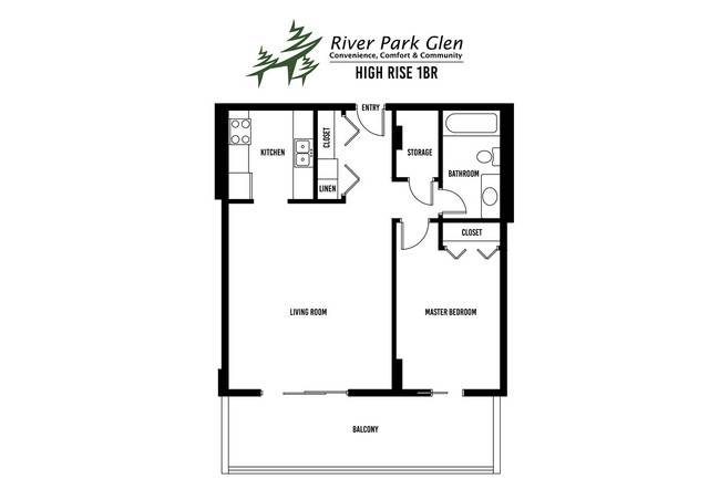 (MOVE-IN OFFER) Rare 1 Bedroom! Waterfront Living w/ River Views dans Locations longue durée  à Fort McMurray - Image 3