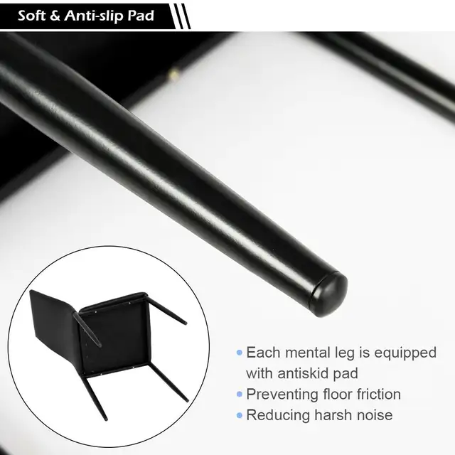 NEW 6 PCS BLACK DINING CHAIR SET DA258 in Chairs & Recliners in Winnipeg - Image 5