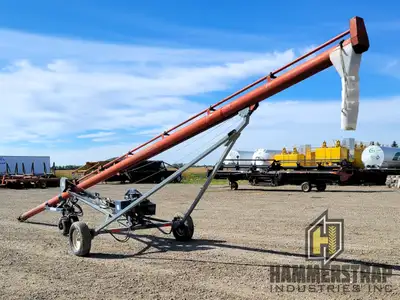 SAKUNDIAK HD8-1400 8 inch x 46 Ft Grain Auger Kohler Command Pro 27 HP engine Electric start Hydraul...