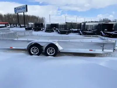 Canadian Mennonite Built Tandem Axle Aluminum Utility Trailer is $7,075.00 or $141.49/month! Ord: E1...
