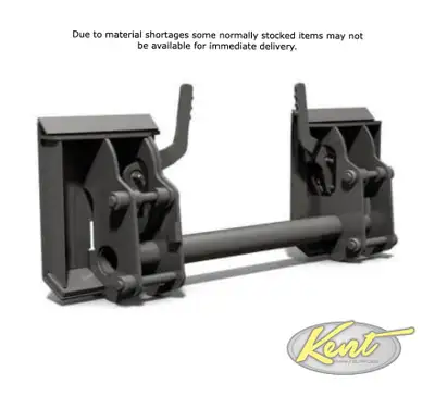 Welcome to Kent Farm Supplies Limited! Heavy Duty Universal Skidsteer Quick Fit Plate 5500 lbs capac...