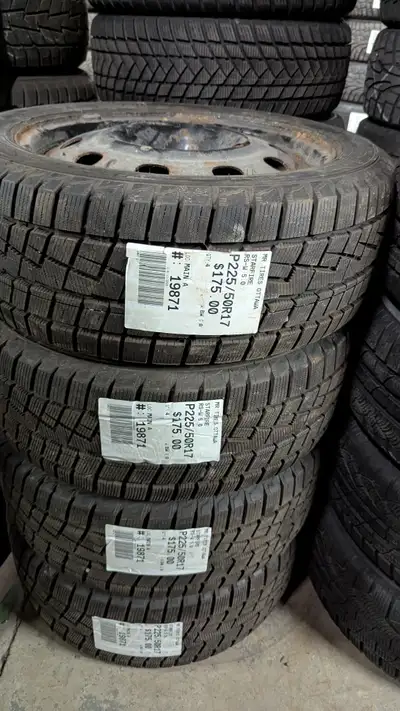 SET OF 4X P225/50R17 225/50/17 STARFIRE RS-5.0 (winter tires) TAG # 19871 ** Please read details bel...