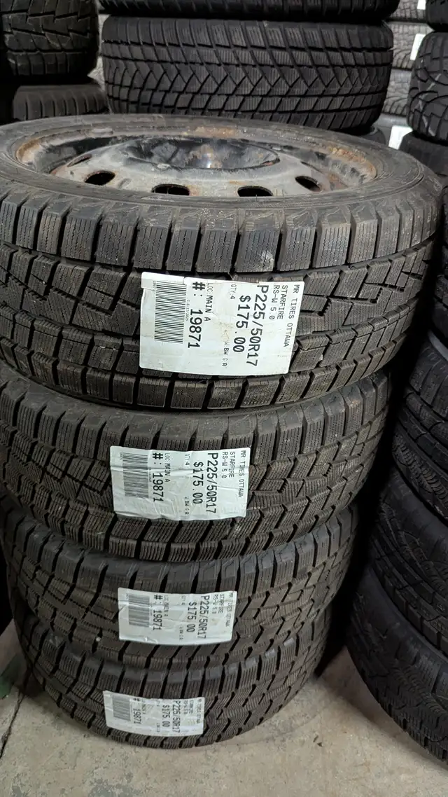 P225/50R17 225/50/17 STARFIRE RS-5.0 (winter tires) TAG # 19871 in Tires & Rims in Ottawa - Image 2
