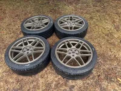 Plusieurs set de Mag et roues acier prix selon le modèle et grandeur Mag 20 pouces gold 5x108 Ford 5...