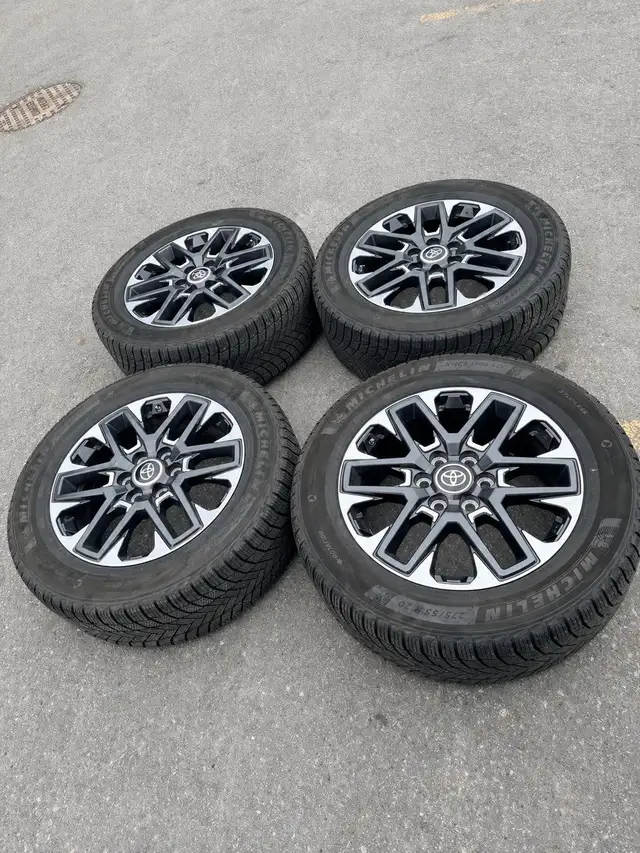Oem Toyota tundra 275/60/20 michelin winters 6x139.7 rims oem in Tires & Rims in City of Toronto - Image 3
