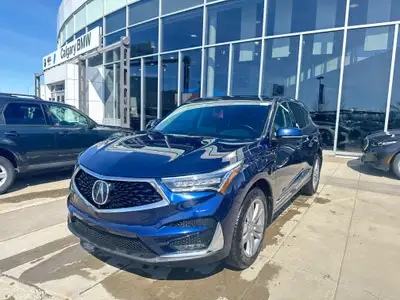 2019 Acura RDX Platinum Elite SH-AWD 2.0L 16V DOHC 4D Sport Utility AWD 10-Speed Automatic Apex Blue...