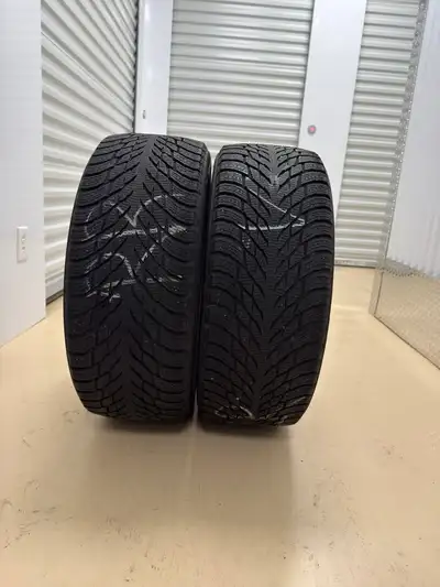 2 Tires Size: 225/45 R19 Winter Tires Nokian Hakkapeliitta Price: $170 for all Clean and ready to in...