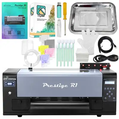 $128/Month Prestige R1 DTF PRINTER Auto Clean & Bulk Ink System, View more