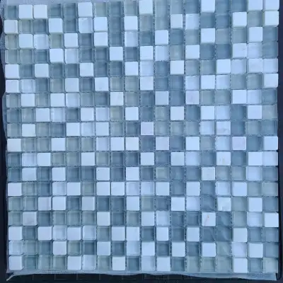 Brand new glass/marble mosaic Size 12"×12", View more