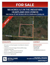 160 ACRES (+/-) INDUSTRIAL HEARTLAND