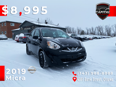 COMPACT. ECONOMICAL. CITY-FRIENDLY! 2019 Nissan Micra Fuel-Efficient & Easy to Drive Hatchback Exter...