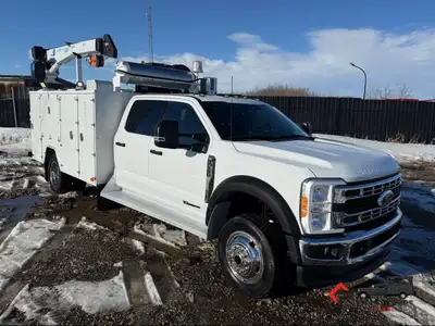 Countryside Fleet 2023 Ford F550 CrewCab 4x4 Service Truck + 6.7L PowerStroke Diesel + 4x4 W/ AutoMa...