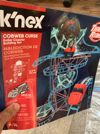 K'Nex Cobweb Curse Roller Coaster Building Set