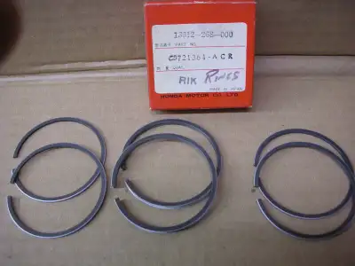 2nd over NOS Honda piston rings 13012-268-000 fit CB CA CL 72 1960 to 1964 vintage the set does both...