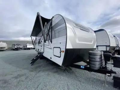 Winnebago Access travel trailer 25ML highlights: Rear Corner Bath Large Slide Front Private Bedroom...