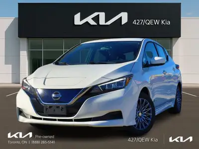This accident-free and low-kilometer 2018 Nissan LEAF S excels as the ultimate city and commuter car...