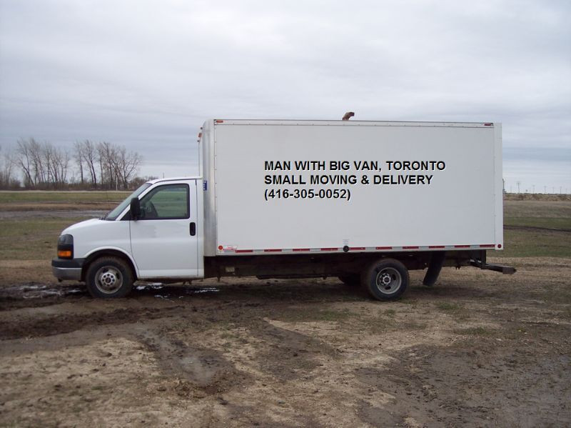 Man with BIG VAN small moving jobs& delivery 4163050052 cheap