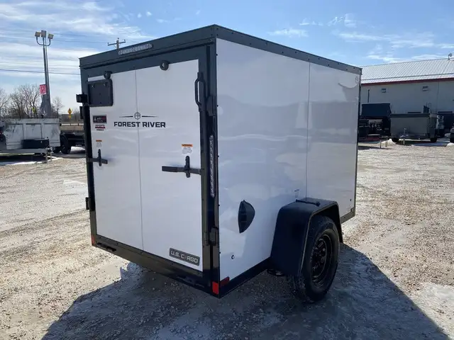 2026 US Cargo 5' X 8' V-Nose Rear Ramp Door Cargo Trailer in Cargo & Utility Trailers in Winnipeg - Image 7
