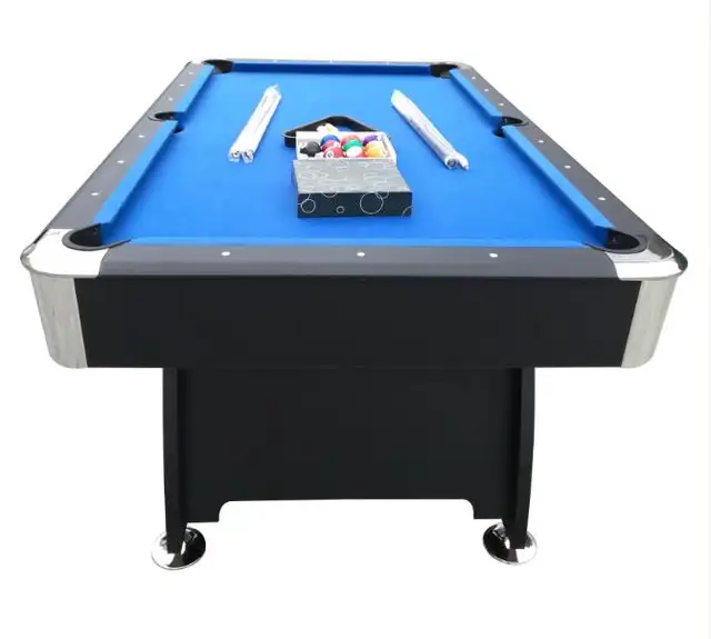 NEW 7 FT POOL TABLE & BALL RETURN FULL SIZED TABLE KBL812 in Other in Lloydminster - Image 11