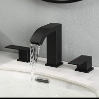 KES Bathroom Faucet 8-inch, Widespread Bathroom Sink Faucet 3 Ho