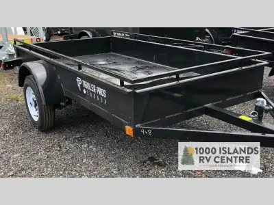 Model: EC850 50in.X8’X9in. Weekender Trailer Standard Features: Dexter Single 2200LBS Axle 5.30X12in...
