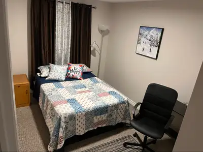 Available May 1st with a possibility for June 1st. Offering furnished bedroom in Kanata Hi-Tech. wor...
