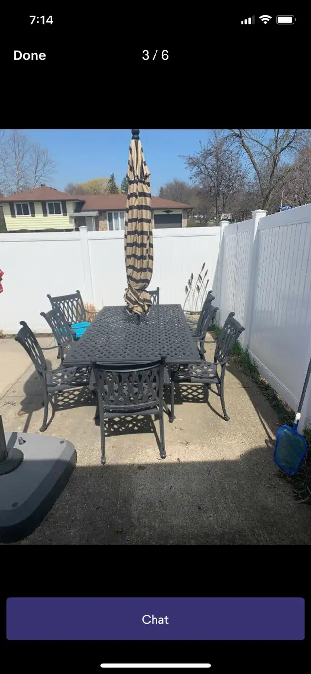 Patio table and chairs in Patio & Garden Furniture in Markham / York Region - Image 4