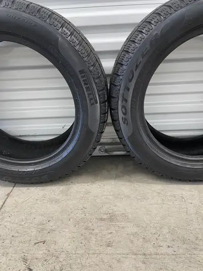 Pair2: 205/55R16 91H Pirelli Winter Sottozero Serie II (*) RunFlat. FIRM $80: Two Used RunFlat Winte...