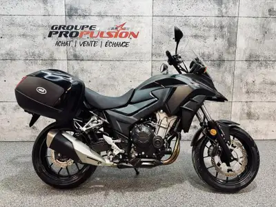 2017 Honda CB500X ABS Honda CB500X ABS 2017 2017 Honda CB500X ABS Seulement 24600 km - Valises GIVI...
