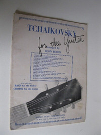 Tchaikovsky for the Guitar Sheet  Music Book