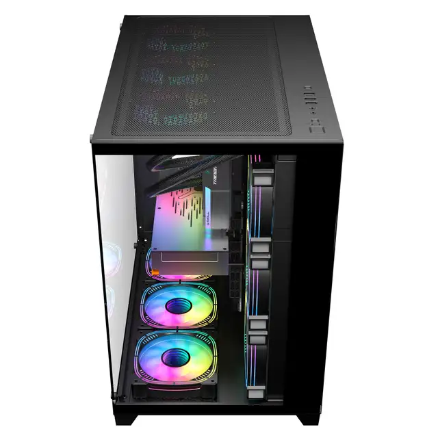 Sea View Promax Black ATX RGB Gaming PC Case – SV-PMX-BLK in Other in Edmonton - Image 8