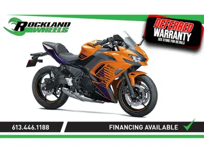 2025 Kawasaki NINJA 650 La Kawasaki Ninja 650 2025 est une moto sportive dynamique, équipée d’un mot...