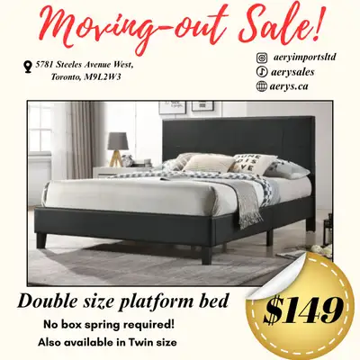 We’re moving out and it’s time to clear some space Select pieces are available now, and they won’t l...