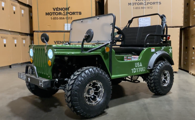 125cc Gas Mini Jeep Willys Edition | Off Road Mini Jeep ATV in ATVs in Calgary - Image 9