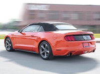 2016 Ford Mustang Convertible V6 Engine Competition Orange Exterior on two tone Black and Orange Int... (image 7)