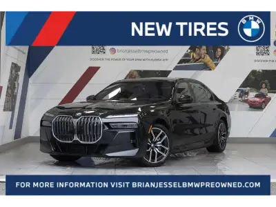 2024 BMW i7 xDrive60 Electric Motor AWD Single-Speed Automatic EXTERIOR - BLACK SAPPHIRE METALLIC IN...