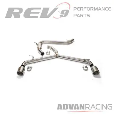 instock! Volkswagen Golf GTI MK6 09-14 2.0T TFSI Turbo Stainless Steel Cat-Back Straight Pipe Exhaus...