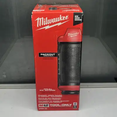 Milwaukee M12 Bluetooth Jobsite Speaker, View more