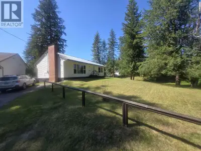 Exceptional location at the top of North Quesnel. Very private yard is partly fenced with mature tre...