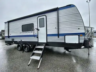 Keystone Springdale travel trailer 220MLWE highlights: Booth Dinette 16' Awning Semi-Private Front B...