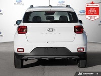 New Price! Odometer is 5716 kilometers below market average! Lunar White 2023 Hyundai Venue Preferre... (image 3)