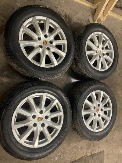 We are selling a full set of Michelin Depender LTX M/S and wheels from a 2014 Porsche Cayenne. Wheel...