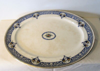 Royal Worcester Antique Crown Ware Cornucopia Pattern Platter